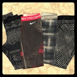 Four Pair Nike Leggings